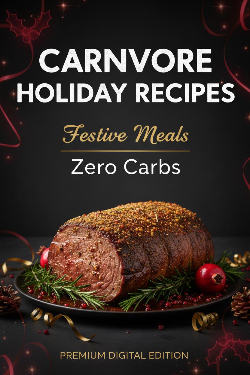 Carnivore Holiday Recipes eBook Cover