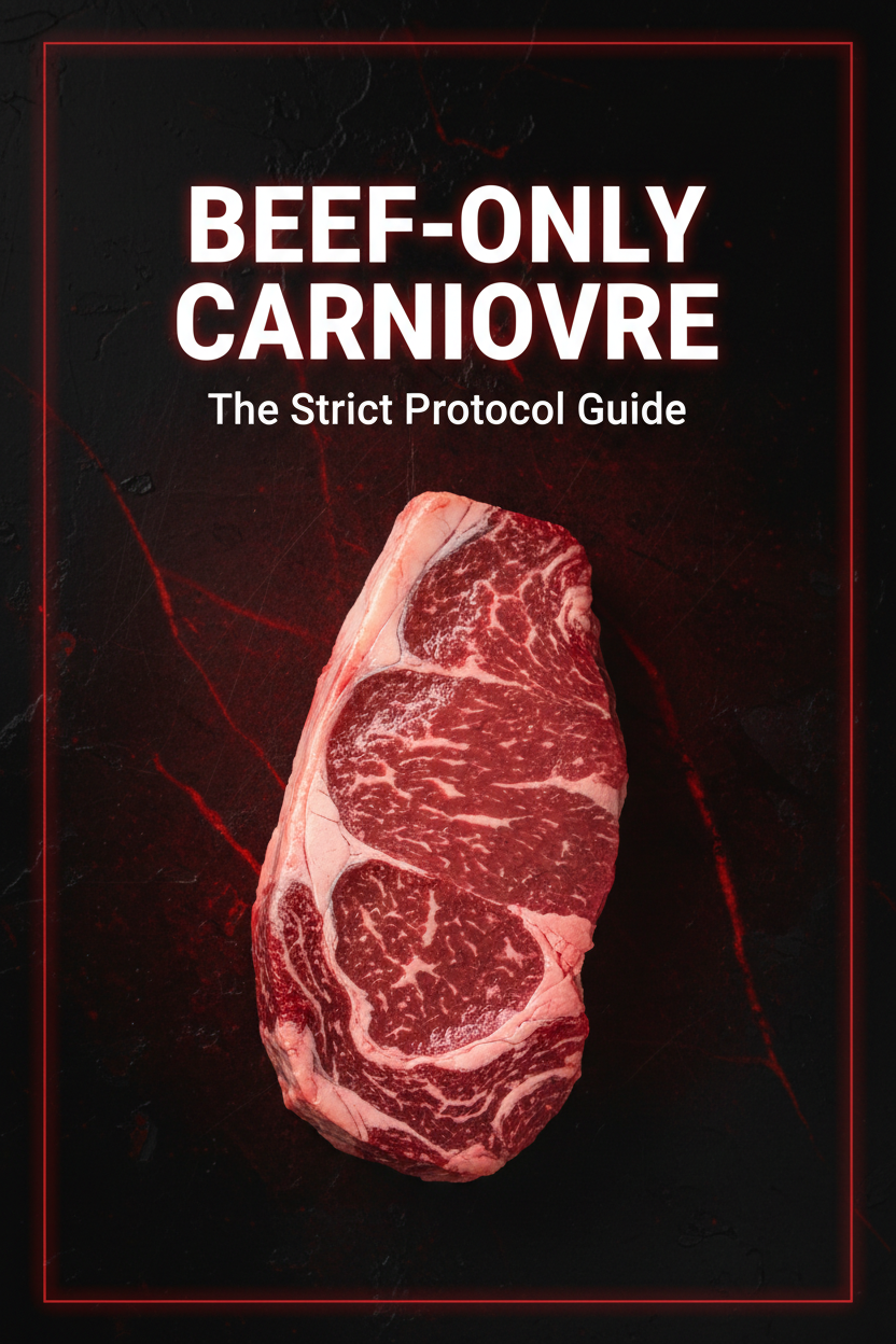 Beef-Only Carnivore Strict Protocol eBook Cover