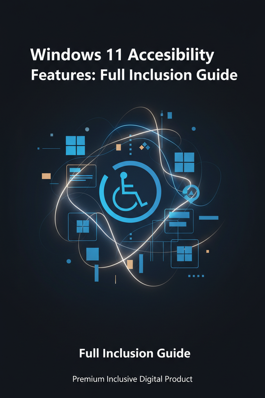 Windows 11 Accessibility Features eBook Cover