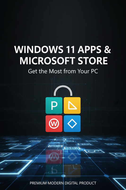 Windows 11 Apps & Microsoft Store eBook Cover