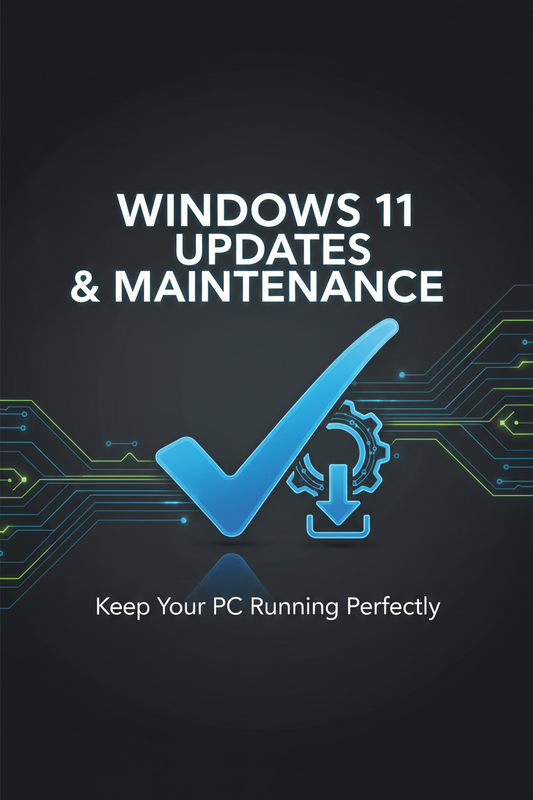 Windows 11 Updates & Maintenance eBook Cover