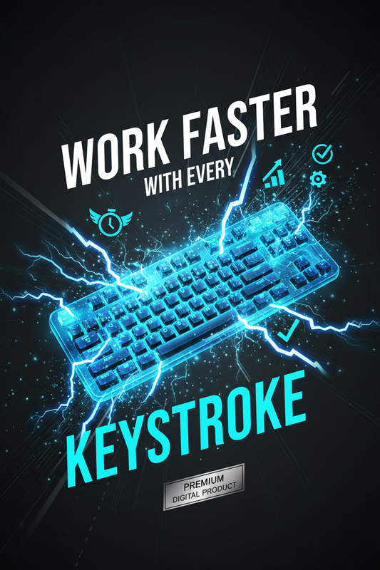 Work Faster with Every Keystroke eBook Cover