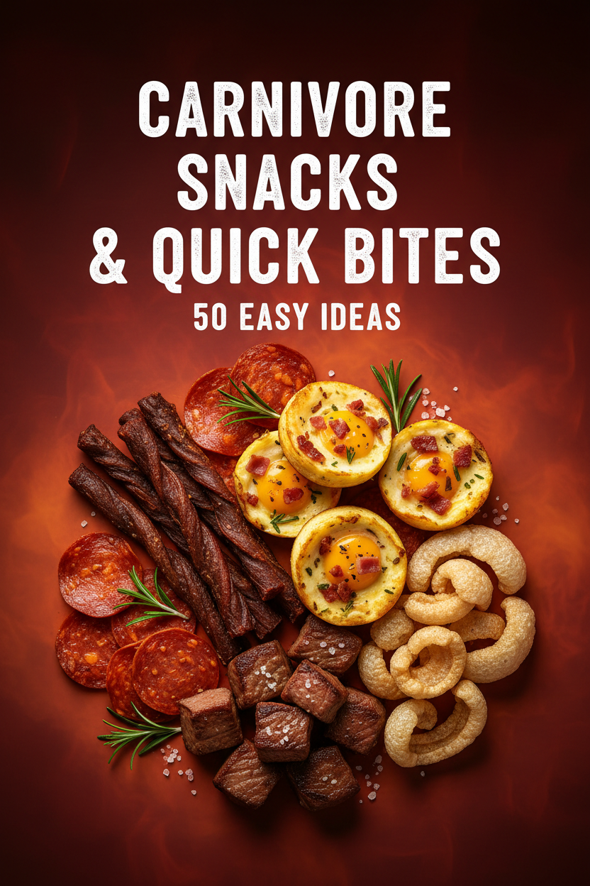 Carnivore Snacks & Quick Bites eBook Cover
