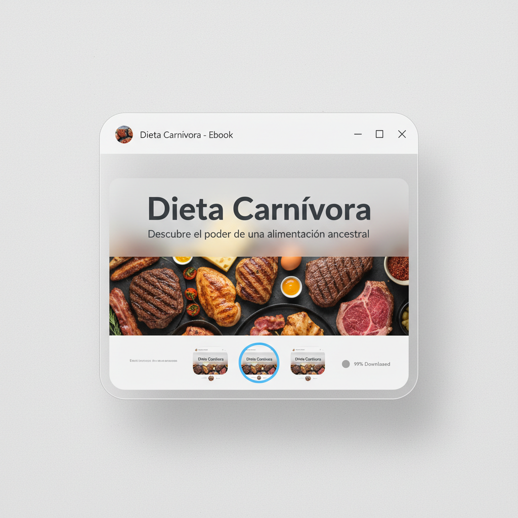 Dieta Carnívora - Cuadrada listado