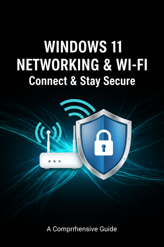 Windows 11 Networking & Wi-Fi eBook Cover