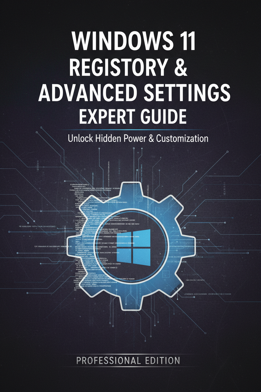 Windows 11 Registry & Advanced Settings eBook Cover